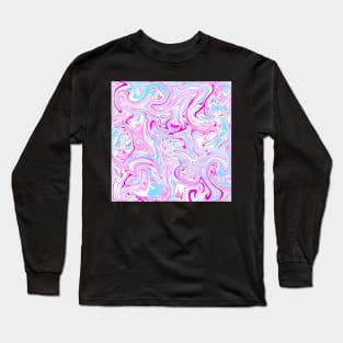 Pink and blue fusion Long Sleeve T-Shirt